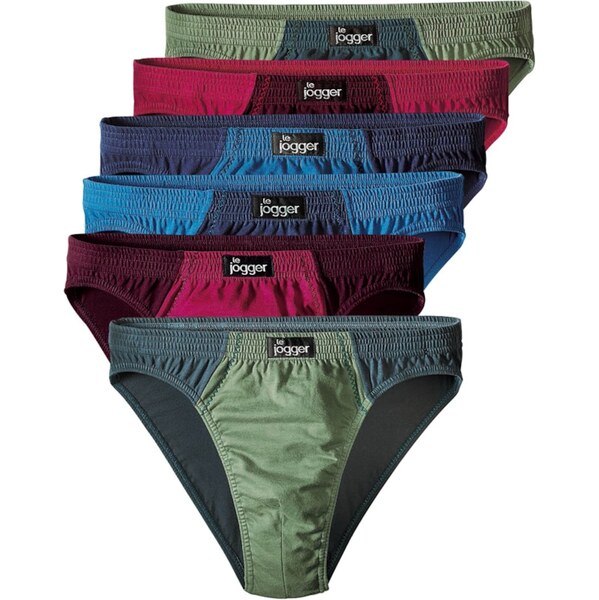 LE JOGGER Nohavičky azúrová / kaki / jedľová / vínovo červená 62899980