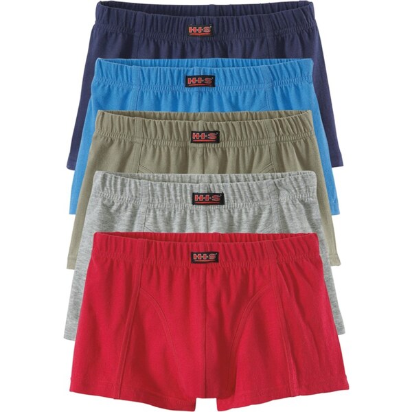 H.I.S Nohavičky modrá / sivá / kaki / červená 62758127