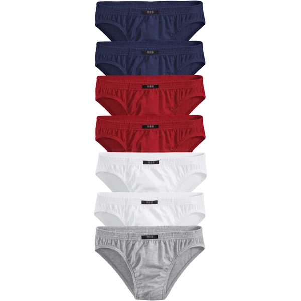 H.I.S Nohavičky tmavomodrá / sivá melírovaná / karmínovo červená / 66002198