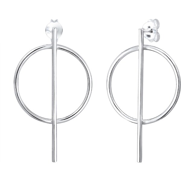 ELLI Náušnice Geo strieborná 54221731