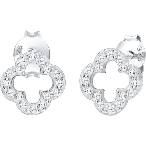ELLI Náušnice Kleeblatt strieborná 62660881
