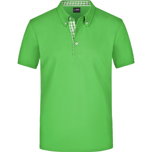 Daiber James & Nicholson Pánska polo košeľa Button-down kockovaný 62675635