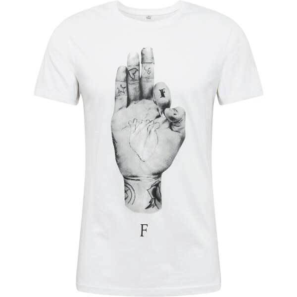 Mister Tee Tričko Sign sivá / čierna / biela 65867126