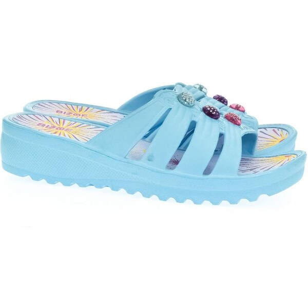 JOHN-C Dámske tyrkysové šľapky ROBIS 17099491