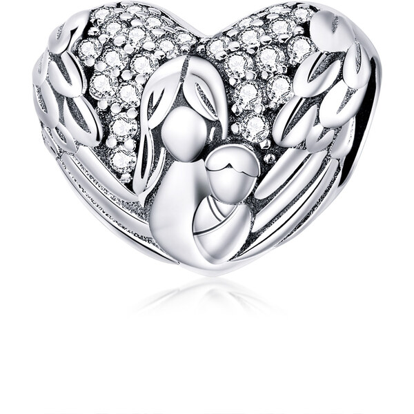 Emporial strieborný prívesok Anjelská materská láska 24464394