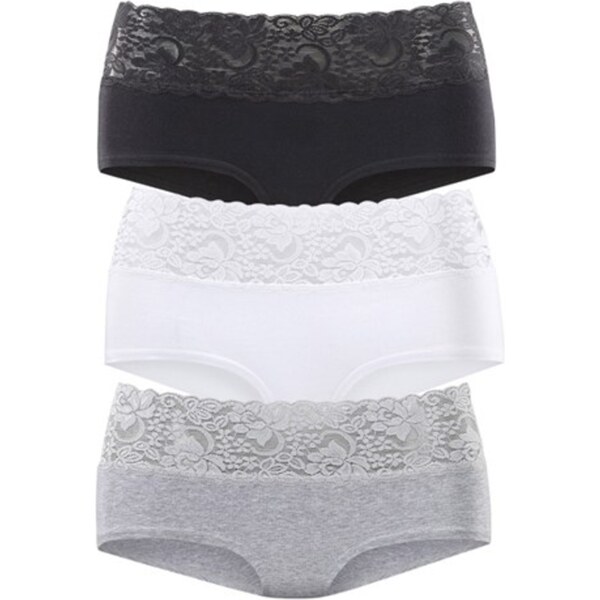 VIVANCE Nohavičky sivá / čierna / biela 54381973