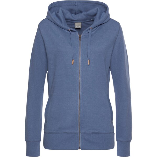 BENCH Tepláková bunda modrá denim 54222125