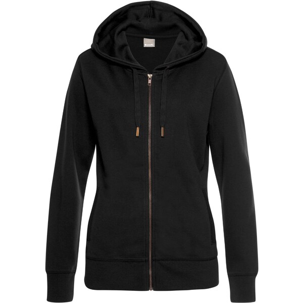 BENCH Tepláková bunda čierna 54222127