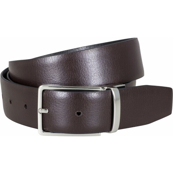 Lindenmann Pánsky kožený obojstranný opasok Lindenmann 21002240 čierny 37573658