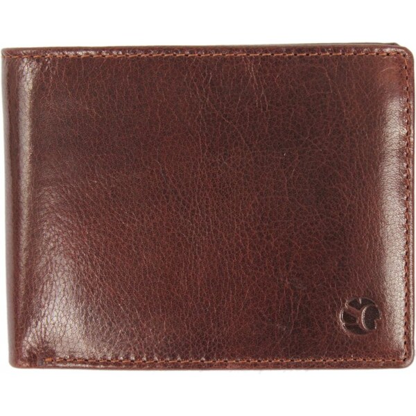 SEGALI Pánska kožená peňaženka SG-2103A hnedá 7902607