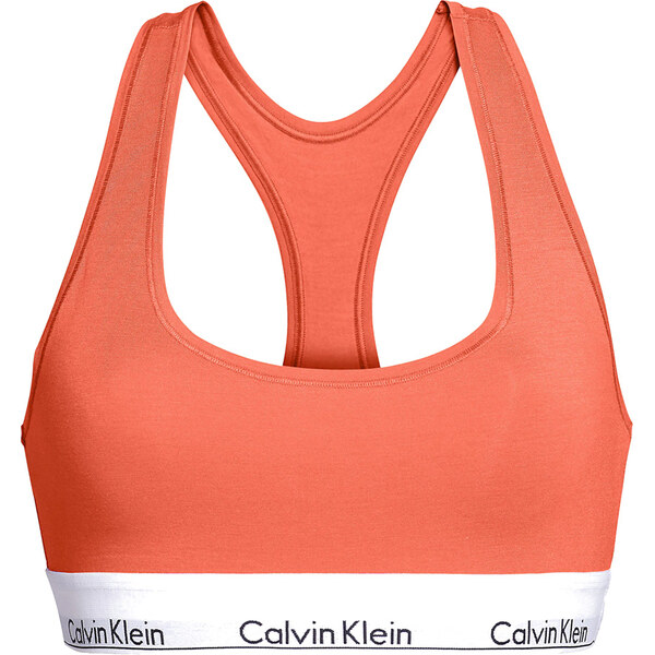 CALVIN KLEIN - Bralette Cotton Stretch oranžová 17229519