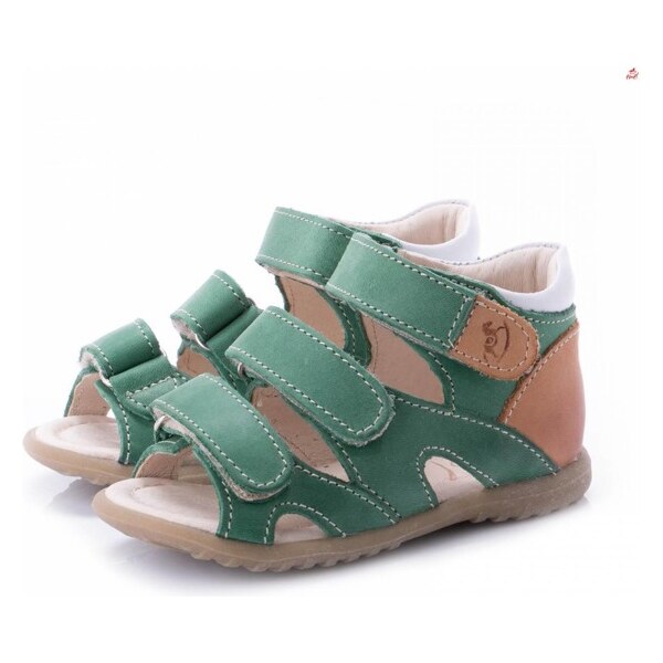 Detské kožené sandálky EMEL E2386-16 46770784