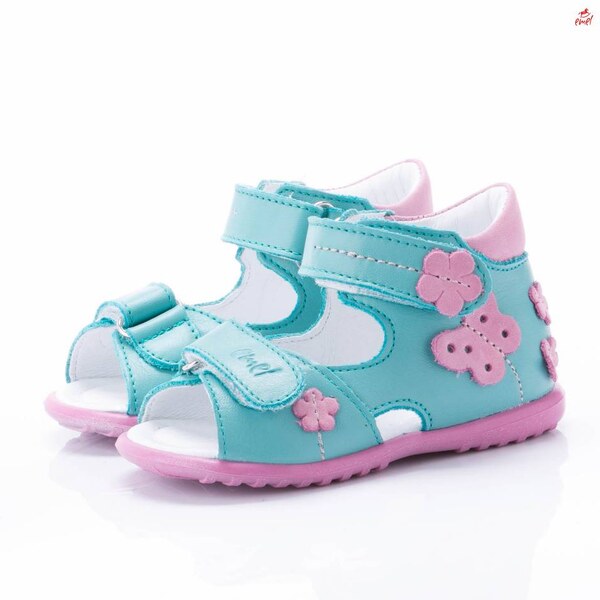 Detské kožené sandálky EMEL E2386-16 46770785