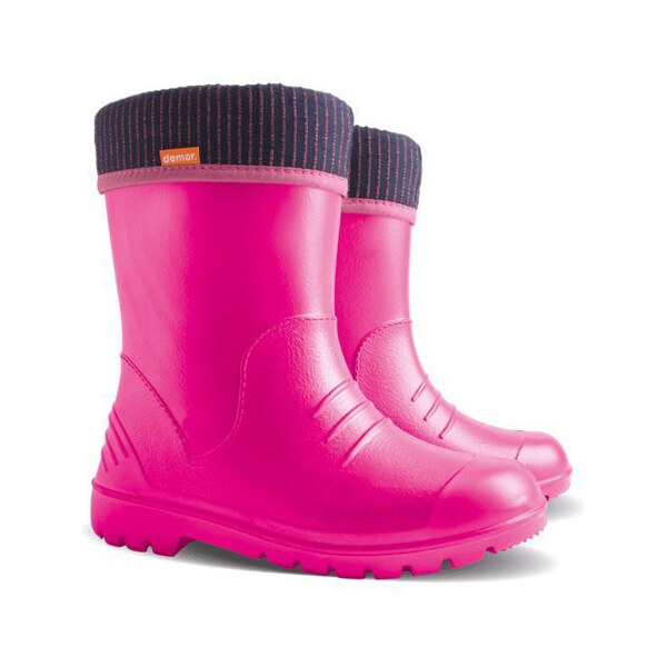 Dievčenské gumáky Demar Dino ružová 65206444