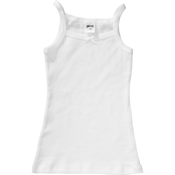 Dievčenské košieľka na špagetové ramienka | Pleas | biela | 128158-100 46770899