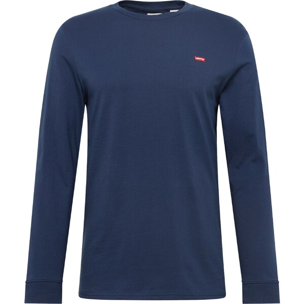 LEVIS Tričko Housemark Long Sleeve Tee námornícka modrá 10610806