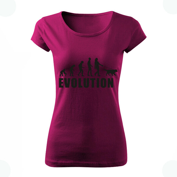 T-ričko DOG EVOLUTION dámske tričko 17268351