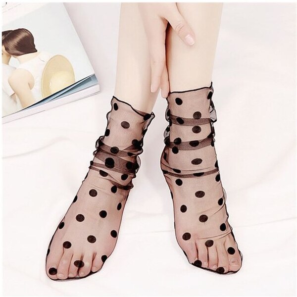 Tulle Ponožky Polka Dot 17276941