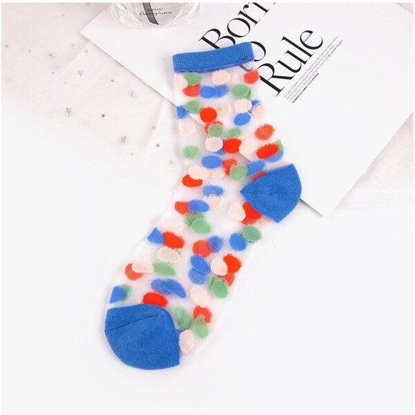 Tulle Ponožky Modrá Päta 17276943