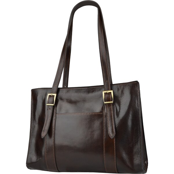 Cafe kožená talianska kabelka Greta Cafe NovaKabelka.sk 12037820