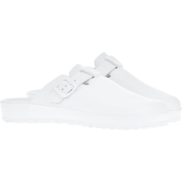 JOHN-C Pánske biele šľapky NISH 17305546