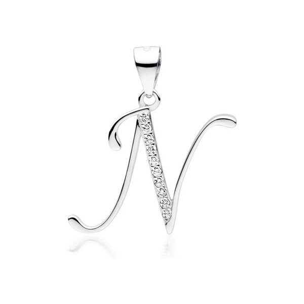 Olivie PÍSMENO N strieborný prívesok 4094 17402945