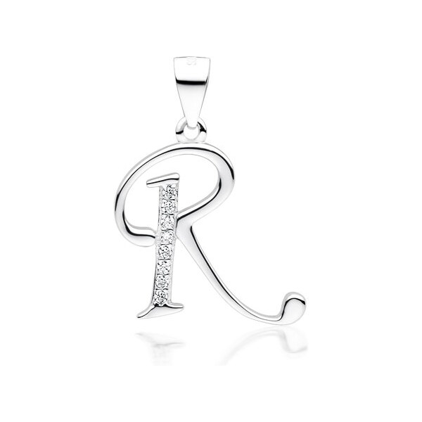 Olivie PÍSMENO R strieborný prívesok 4097 17402948