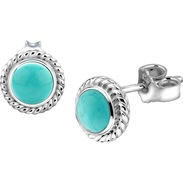 Nenalina Náušnice tyrkysová / strieborná 67101579
