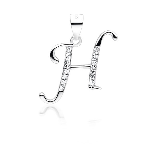 Olivie PÍSMENO H strieborný prívesok 4088 17402939