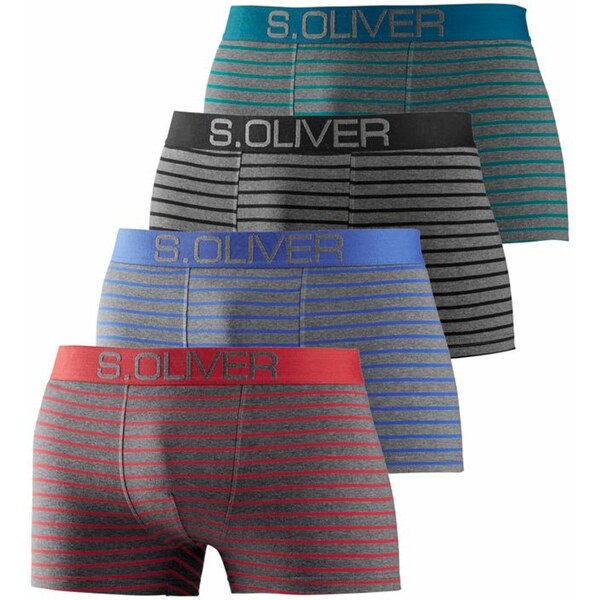 s.Oliver Boxerky nebesky modrá / sivá / zmiešané farby / červená 66049955