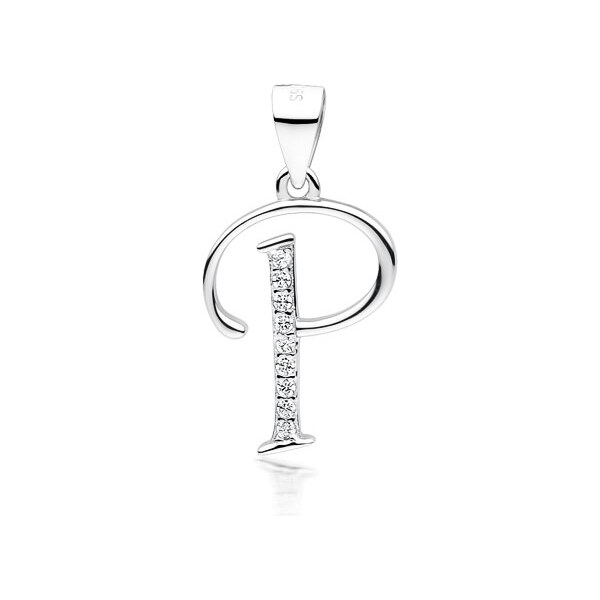 Olivie PÍSMENO P strieborný prívesok 4096 17402947