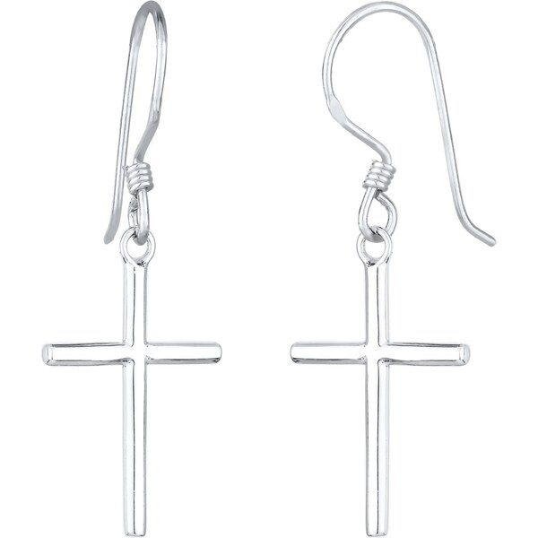 ELLI Náušnice Kreuz strieborná 54221833
