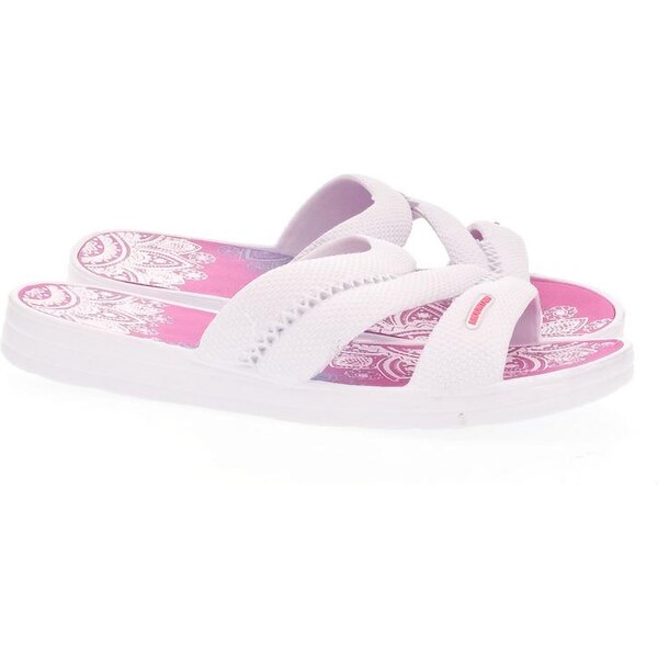 JOHN-C Dámske biele šľapky BRAI 43410323