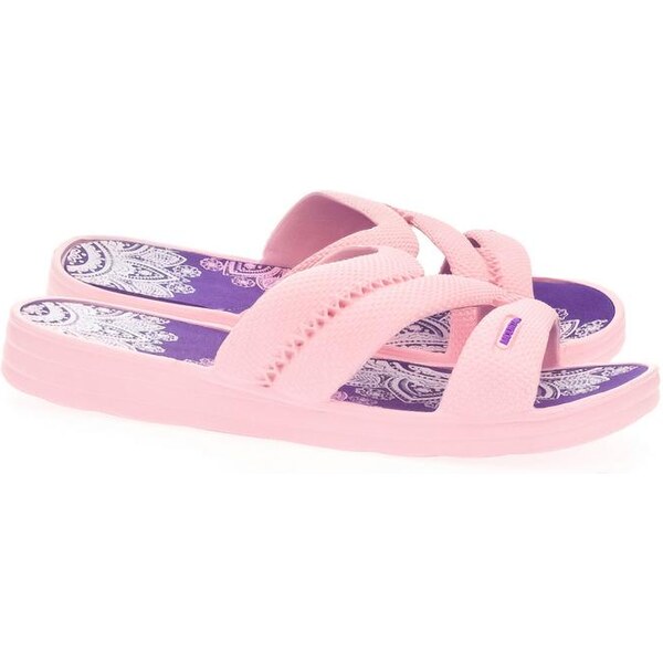 JOHN-C Dámske ružové šľapky BRAI 43410324