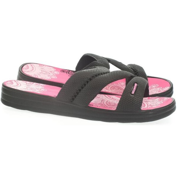 JOHN-C Dámske čierne šľapky BRAI 43410325