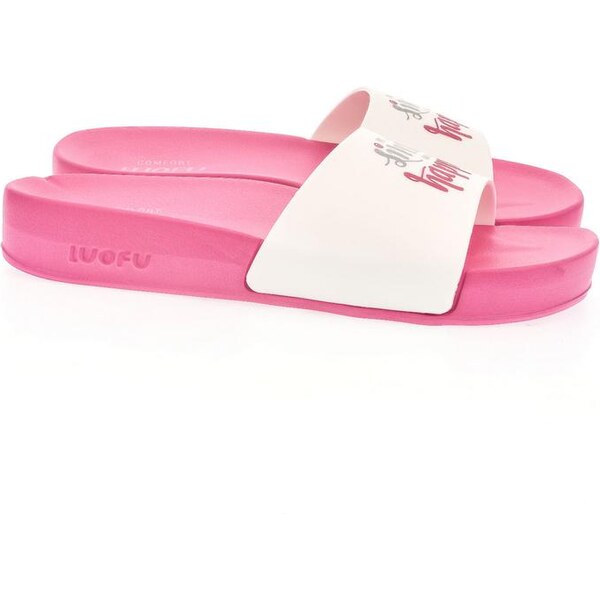 JOHN-C Dámske ružové šľapky HAPPY 17405055