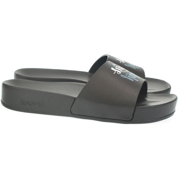 JOHN-C Dámske čierne šľapky HAPPY 17405056