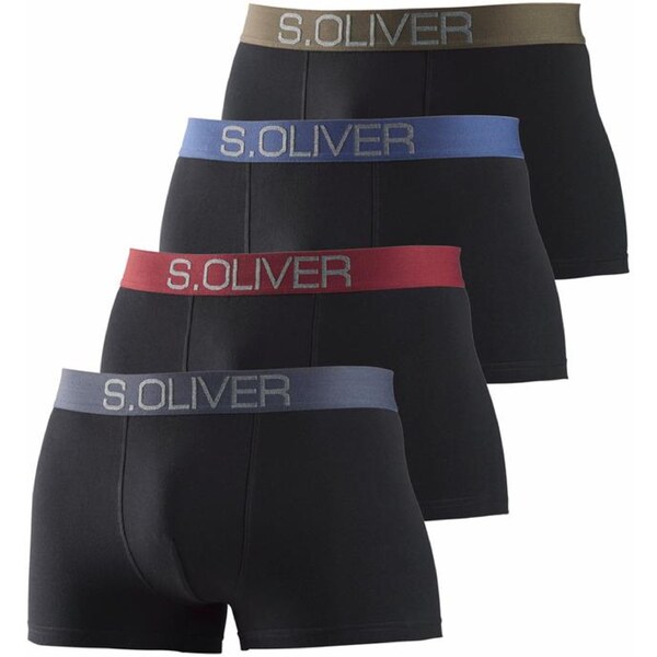 s.Oliver Boxerky modrosivá / dymovo šedá / olivová / bordová / čierna 26028314