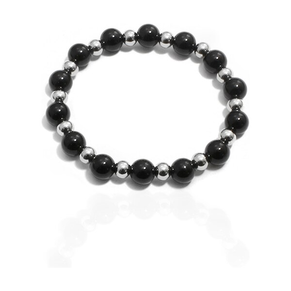 BM Jewellery Náramok z korálok Hematit S1008050 17559141