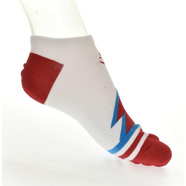 AURA.VIA Bielo-červené ponožky AWO 17463565