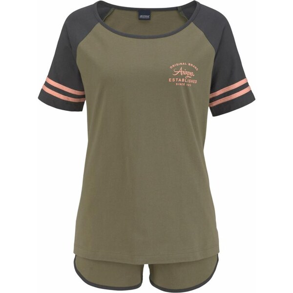 ARIZONA Kraťasy tmavomodrá / kaki / marhuľová 54440769