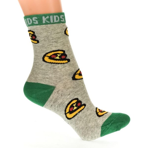 AURA.VIA Detské zelené ponožky PIZ 17479703