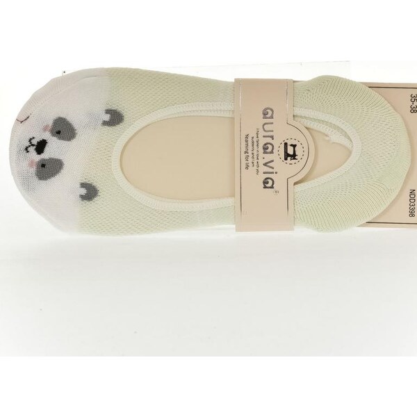 AURA.VIA Krémovo-biele ponožky UNKO 17514485