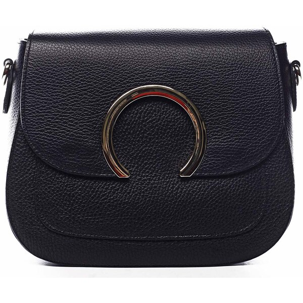 Dámska kožená crossbody kabelka čierna - ItalY Pretty čierna 31313511
