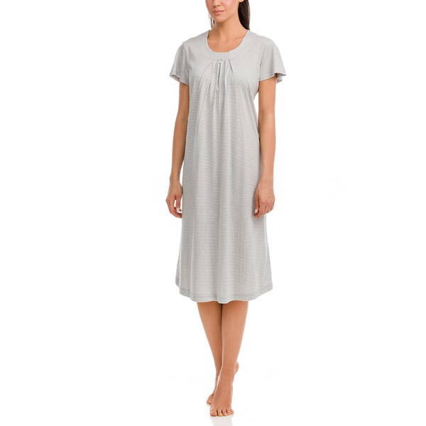 Dámska nočná košeľa Aphrodite 12019-473 sivá - Vamp 35640494