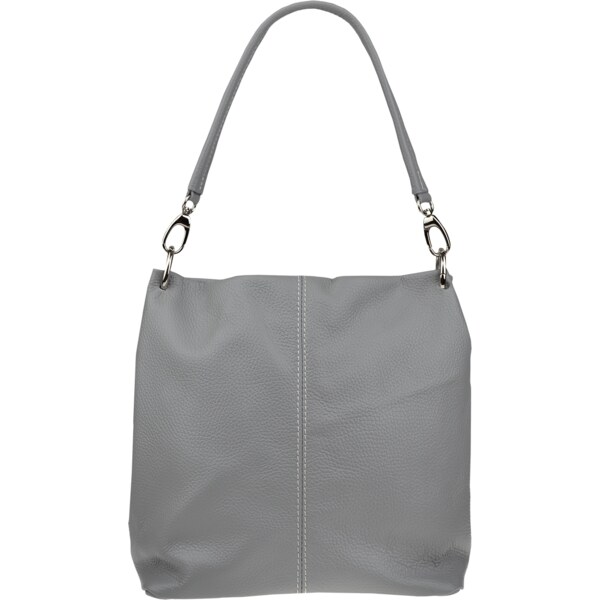 Sivá kožená talianska kabelka Fiora Grigia Chiaro NovaKabelka.sk 7887447