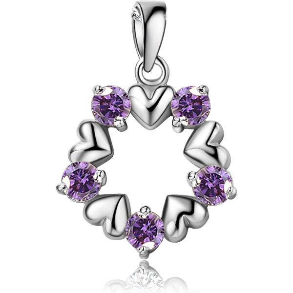 Olivie Strieborný prívesok VIOLET 4147 17652694