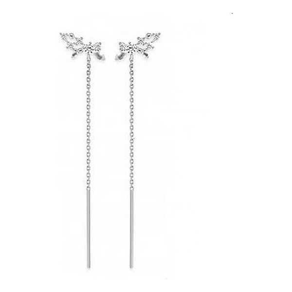 Olivie Strieborné pozdĺžne náušnice 4141 17652688