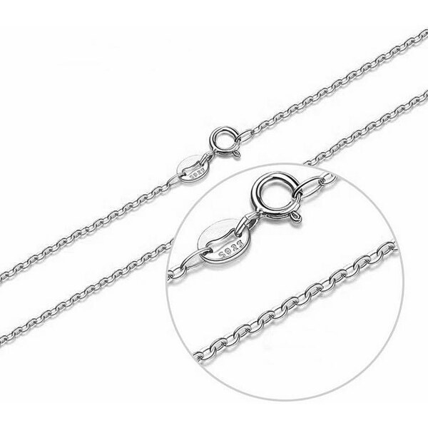 Olivie Strieborná 45+5cm retiazka rhodiovaná 4137 17652684