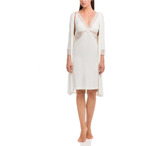 Dámsky nočné set Electra 12223-115 krémová - Vamp 35964542